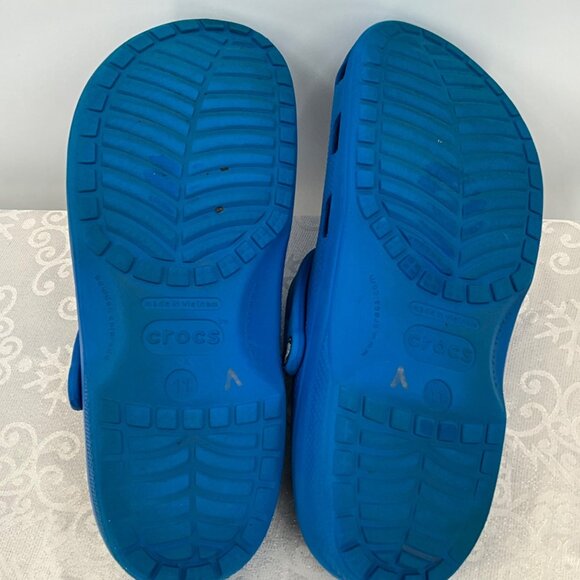 Crocs Classic #10001 Blue Size 11 Mens Lightweight Casual Slip-On Shoes - Picture 8 of 9
